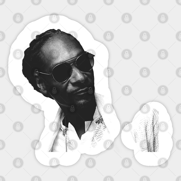 snoop dogg blewn blackwhite Sticker by Royasaquotshop